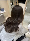 巻ける縮毛矯正【髪質改善小顔前髪レイヤーロングパーマ】