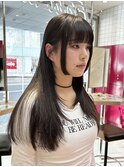 姫カット×フェイスレイヤースタイル