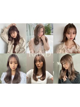 【韓国風レイヤー】少しのニュアンスでキレイな女性らしく!トレンドの顔周りデザインなら"RaND"にお任せ♪