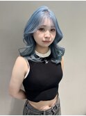 涼しげpail blue