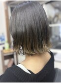 グラデーションカラー　裾カラー　ブリーチなし