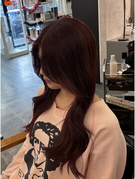グリードヘアー(greed hair) ワインレッド