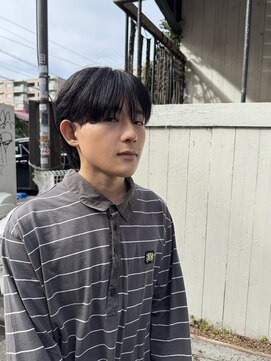 ローグ(Logue) シースルーバング/マッシュウルフ/ニュアンスパーマ