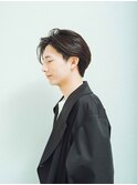 黒髪ボブルフネビージュ小顔ワンレンスペインカール