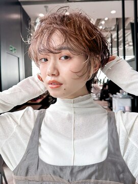 シオン(shion) 似合わせカットメルティカラーマロンベージュ_49458