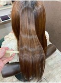縮毛矯正うる艶トリートメント/ナチュラルストレートヘア