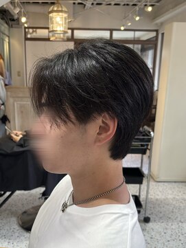 サンバイセライロ 千葉(SAN. by celilo) メンズ韓国ヘア/ニュアンスパーマ/毛流れセンターパート/関祐翔