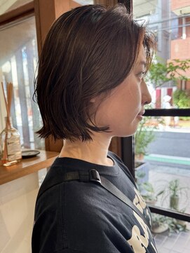 ユートゥイーズ つくば(U too e's) 極緩ボブパーマ　〈riko〉