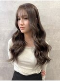 【打越】ロング×ヘーゼルベージュ