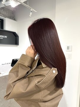 アイシーキョウト(I see kyoto) ロングヘア/タイトヘア/ボルドーカラー