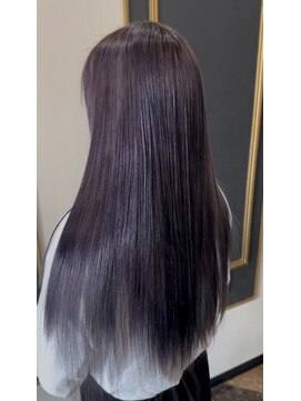 ドクターズサロン レラパール 美髪ストレート/うるつやロング/髪質改善/小顔/秋色暗髪カラー