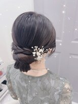 リシェル 原宿店(Ricel)&nbsp;キレイめシニヨン[ヘアセット/原宿/渋谷]