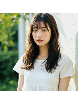 ライクバイコトナ 越谷(RIKE by kotona) ロングヘアー/透明感ベージュカラー/デジタルパーマ/越谷