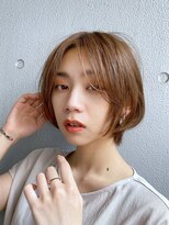 マルツ 銀座(maltu)&nbsp;小顔ショートヘア/マニッシュショート/ことりベージュ