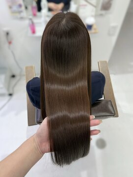 ハピネス 梅田茶屋町店(HAPPINESS) 韓国風/レイヤーカット/顔周り/顔まわり/髪質改善/ベージュ