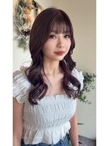 ロア(LORE) ラベンダー/ラベンダーグレージュ/コテ巻き