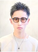 那覇/刈り上げセンターパート/波巻きツイストスパイラル