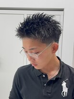 ニアバイスイ(Nia By SUI) 【坂本翔】テーパーフェードスパイキーショート 松戸/バーバー