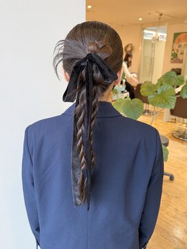 ルッツ(Lutz. hair design) 5/22 カチモリ ヘアアレンジ【千代田彩夏】