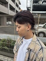 メロウ(mellow) メッシュキャップハイライト×レッドバイオレット