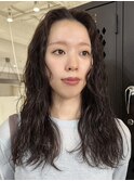 髪質改善パーマ透明感カラーダブルカラーブリーチパーマ