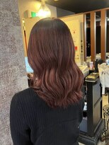 エイム ヘア デザイン 町田店(eim hair design) 暖色カラー/ブリーチなしダブルカラー/チェリーピンク/ツヤ髪