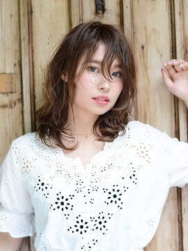 アース コアフュールボーテ 北小金店(EARTH coiffure beaute) トレンドウルフミディ【EARTH北小金店】