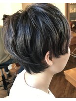 キープへアデザイン(keep hair design)&nbsp;【自由が丘KEEP木田】ベリーショート、ブルーアッシュ髪質改善