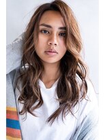 レニーバイエース(LANY by ACE)&nbsp;【LANY 横浜】 レイヤーウェーブ×ブラウンベージュ