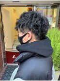 ツイストパーマハイライト