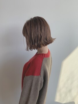 トップヘアーヒルズ 安城(TOP HAIR HILLS) 動きのあるラインボブ/ニュアンスカラー/ことりベージュ