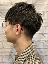 銀座マツナガ 新宿野村ビル店&nbsp;ツーブロック刈り上げセンターパート