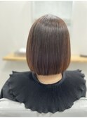 ボブ縮毛矯正