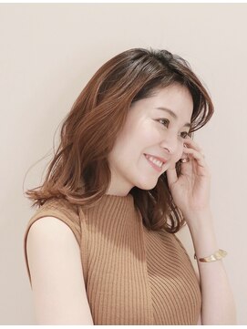 アンベリールフルー(EMBELLIR fleur) 大人ミディアムボブ　30代/40代/50代