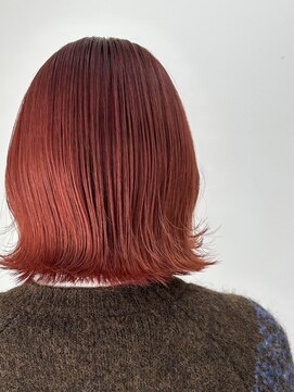 ネオリーブ クーロ(Neolive curro) ピンクカラー/赤系カラー×美髪韓国へア[横浜/東神奈川]