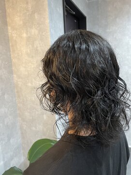 ヘアアンドアイラッシュ ルーム(hair&eyelash room) ウルフ×パーマ