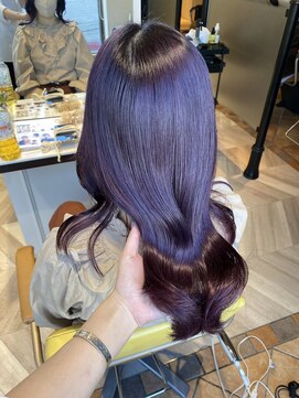 ゼンコー キチジョウジ(ZENKO KICHIJOJI) ラベンダーグレー/グレーベージュ/レイヤーロング