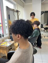 アイズ 海老名(AIZU)&nbsp;ツイストスパイラルパーマ　ツイストパーマ　メンズパーマ