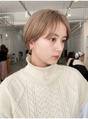 【OORRY.etwa】ベージュハンサムショート