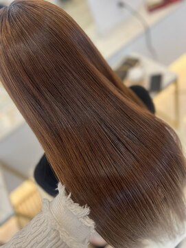 シャルム バイ アローズ 久留米店(CHARM BY AROSE) 20代30代ブリーチなし大人可愛いゆるふわヌーディーカラー