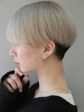 ヘア デザイン ヴェルダ(hair design Verda) 【Verda】シースルー刈り上げ丸みショート【Ogawa】