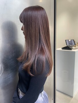 ガリカ 大名(Gallica) 【恒吉佐央理】ブリーチなしダブルカラーで叶う透けるベージュ