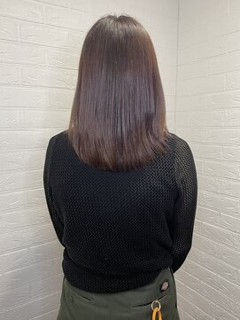 ヘアースペースブルーム プリュス 石橋店(HAIR SPACE BLOOM plus) 石橋阪大前/酸性ストレート/酸熱トリートメント/ラベージュ