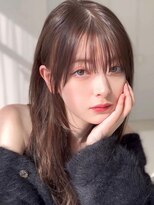 コア 表参道(COA)&nbsp;レイヤーカット/ウエットヘア/オリーブベージュ/表参道/表参道駅