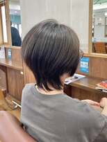 トップヘアー 中庄店(TOP HAIR fuapua) 丸みウルフショート『Nao』