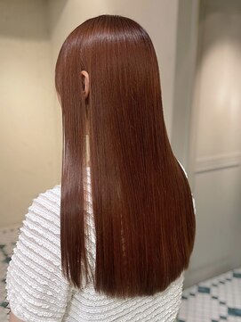 エイン(EYN) オレンジブラウン/ブリーチなしダブルカラー/デザインカラー