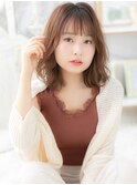 くせ毛風ボブパーマ小顔フレンチカジュアルh3上尾20代30代40代