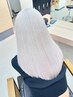 ケアブリーチ使用★ブリーチ2回トリプルカラー+カット+生トリートメント