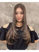 キング 枚方店(K!ng)&nbsp;縮毛矯正髪質改善ハイライトレイヤーカット枚方美容室エクステ