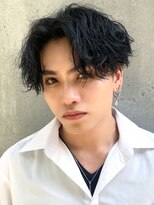 ラフィス ヘアー リアン 西宮北口店(La fith hair lien)&nbsp;メンズカット×コンマバング×波巻きツイストスパイラルパーマ
